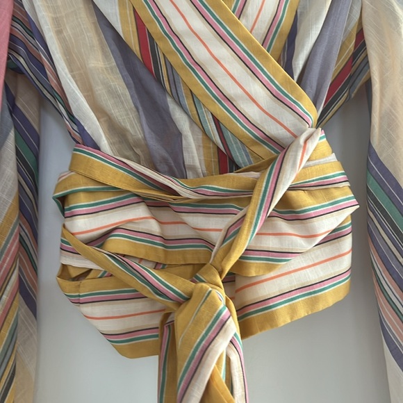 Zimmermann Mae wrap crop blouse - Picture 5 of 7